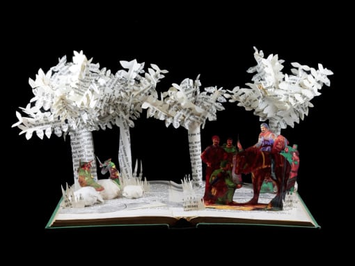 Book Sculpture: Robin Hood